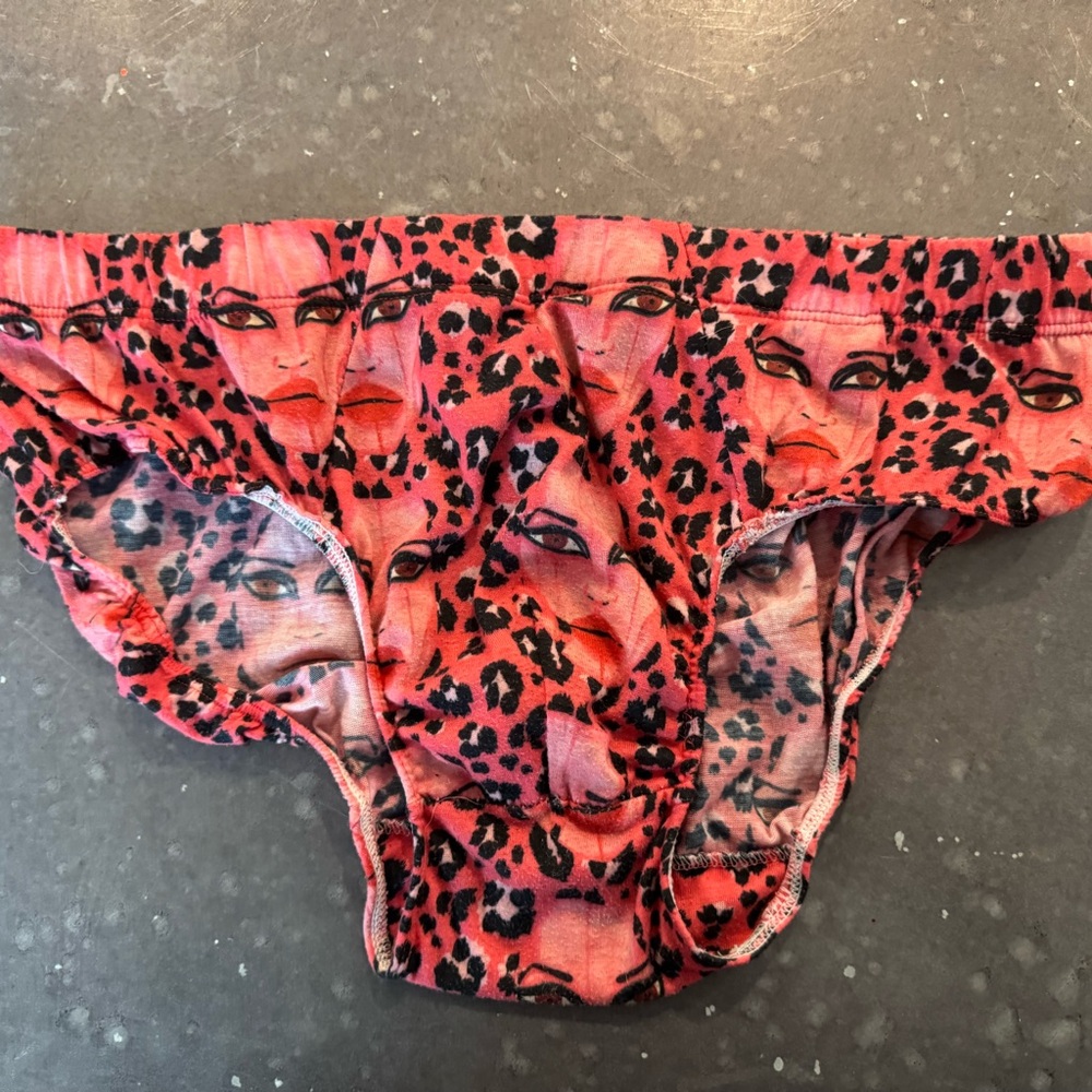 Patrick Church pink leopard briefs